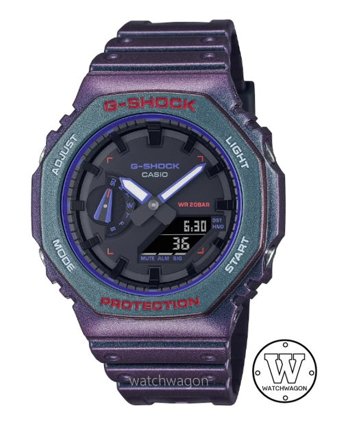 Casio G-Shock GA-2100AH-6A Polarized Paint Series Analog Digital CASIOAK watch ga-2100 ga2100