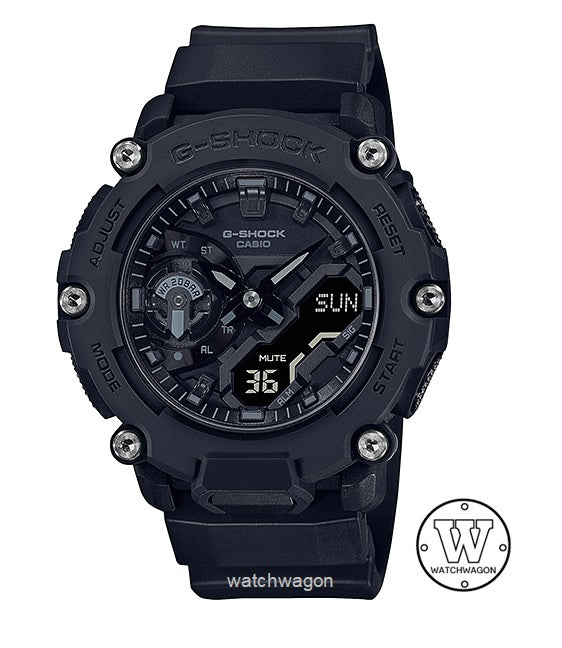 Casio G-Shock GA-2200BB-1A Full Black Carbon Core Guard Analog Digital Unisex Watch ga-2200 ga2200