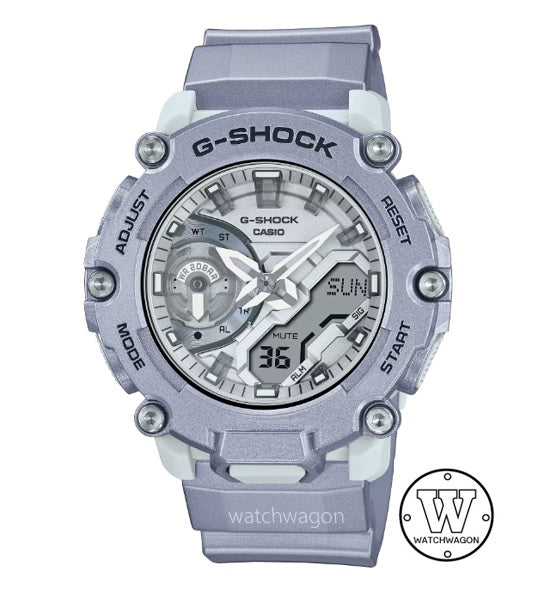 Casio G-Shock GA-2200FF-8A Metallic Silver Analog Digital Gents Watch ga-2200 ga2200