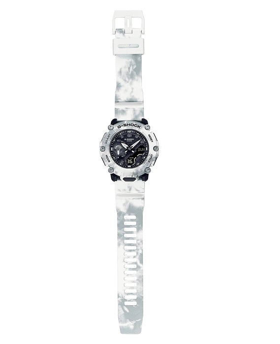 Casio G-Shock GA-2200GC-7A Grunge Snow Camouflage Resin Band Gents Watch ga-2200 ga2200 ga-2200gc-7adr