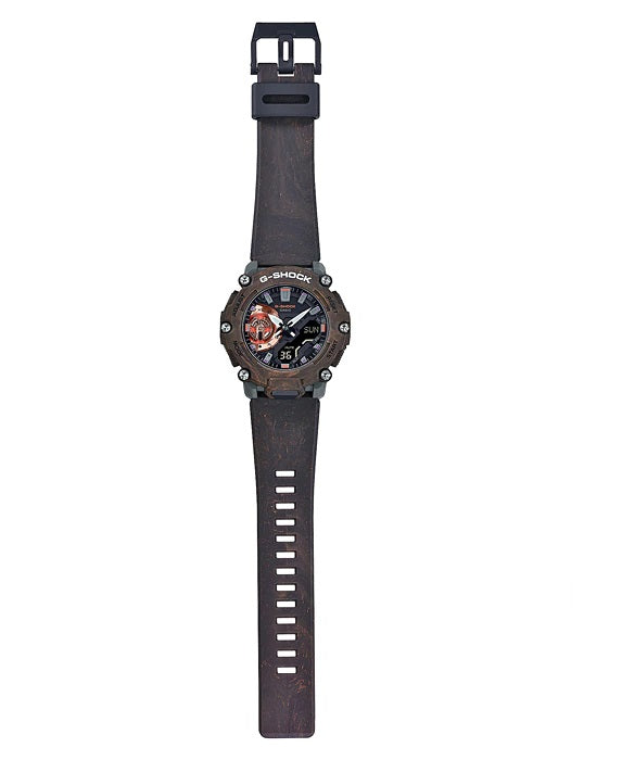 Casio G-Shock GA-2200MFR-5A Brown Misty Forest Themed Analog Digital Watch ga2200 ga-2200