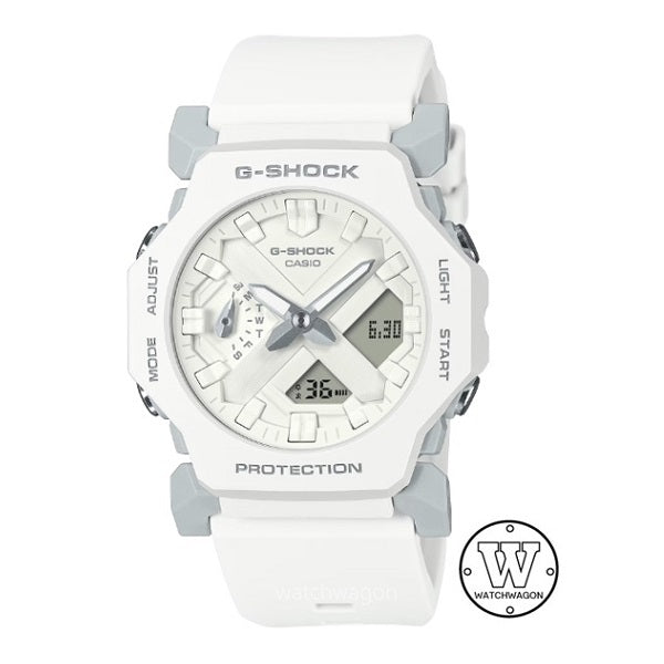 Casio G-Shock GA-2300-7A White Resin Band Analog Digital Unisex Watch