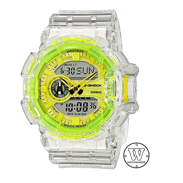 Casio G-Shock GA-400SK-1A9 Semi-Transparent Resin Band Analog Digital Unisex Watch ga-400 ga400