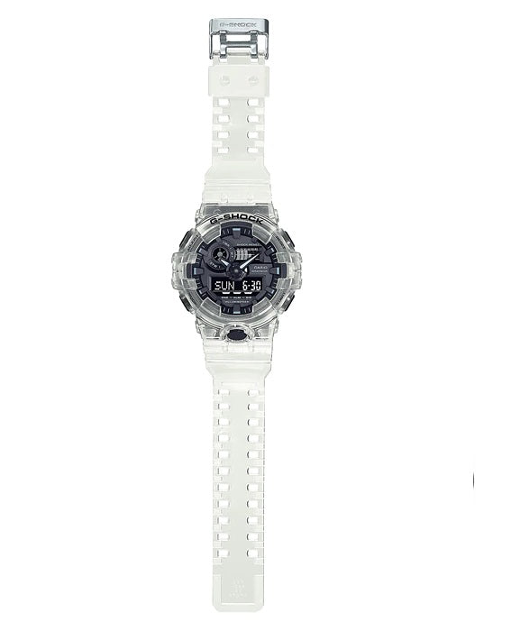 Casio G-Shock GA-700SKE-7A Analog Digital Gents Sports Watch Semi-Transparent Resin Band ga-700 ga700