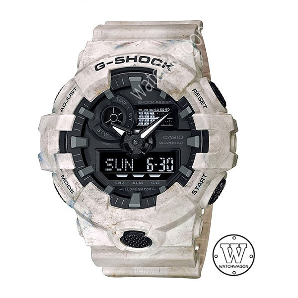Casio G-Shock GA-700WM-5A Wavy Marble Series Analog-Digital Gents Sports Watch G-700