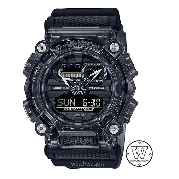Casio G-Shock GA-900SKE-8A Semi-Transparent Analog-Digital Resin Band Sports Watch ga-900 ga900 ga-900sk
