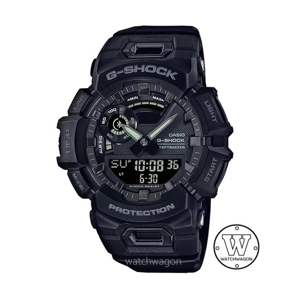 Casio G-Shock GBA-900-1A Full Black Bluetooth Step Tracker Analog Digital Gents Watch GBA-900 gba-900-1adr