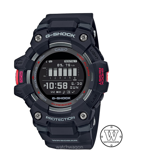 Casio G-Shock GBD-100-1 G-SQUAD Bluetooth Link Accelerometer Sports Watch GBD-100-1D  GBD-100-1DR GBD100