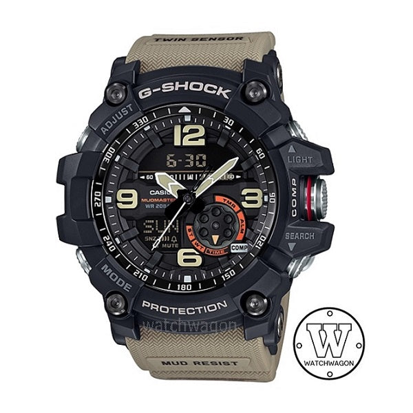 Casio G-Shock GG-1000-1A5 Mudmaster Twin Sensor Khaki