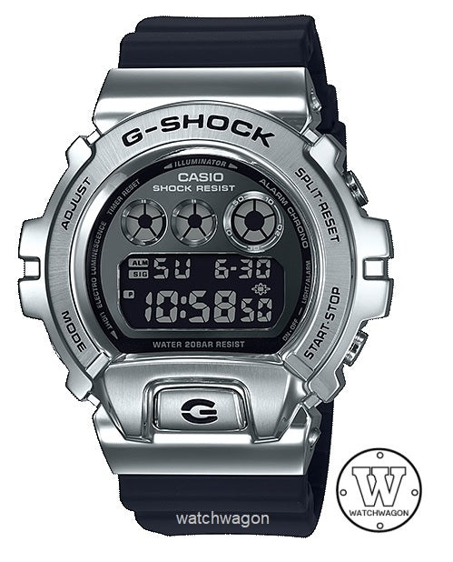 Casio G-Shock GM-6900-1 Metal Bezel in commemoration of 25th Anniversary of DW-6900-1D