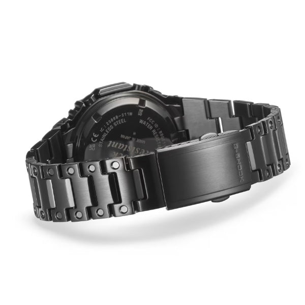 Casio G-Shock GM-B2100BD-1A Full Black Tough Solar All Metal Bluetooth Smart Link Gents Watch
