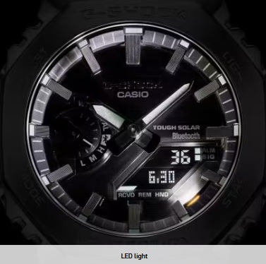 Casio G-Shock GM-B2100SD-1A Gray Dial Full-Metal Chronograph Bluetooth Smart Link Tough Solar Gents Watch