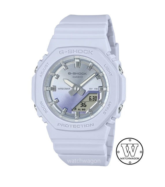 Casio G-Shock GMA-P2100SG-2A Purplish Blue Compact Ladies Watch Perfect for small wrist Case Width 40.2mm
