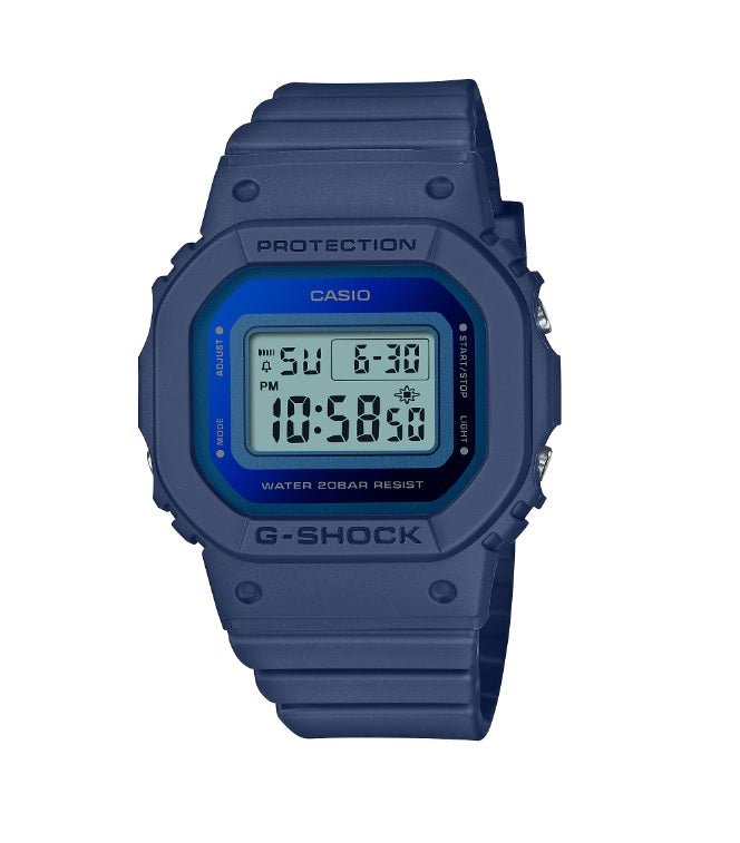 Casio G-Shock GMD-S5600-2 Blue Resin Band Compact Size Unisex Digital Watch
