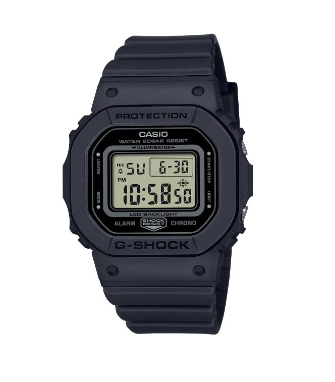Casio G-Shock GMD-S5600BA-1 Black Resin Band Compact Size Unisex Digital Watch