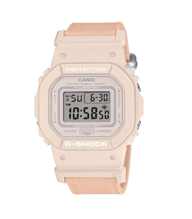 Casio G-Shock GMD-S5600CT-4 Pink Compact Size Unisex Digital Watch TRUECOTTON Cloth Band