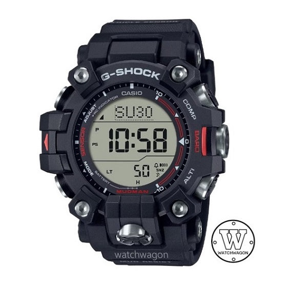 Casio G-Shock GW-9500-1 MUDMAN Triple Sensors Solar Multi-Band 6 Bio-Based Resin Band gw-9500-1dr gw9500