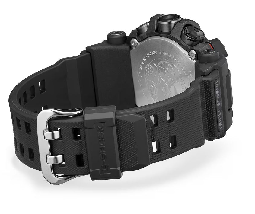 Casio G-Shock GW-9500MEC-1 MUDMAN Steel Bezel Triple Sensors Solar Multi-Band 6 Bio-Based Resin Band gw-9500MEC-1dr gw9500