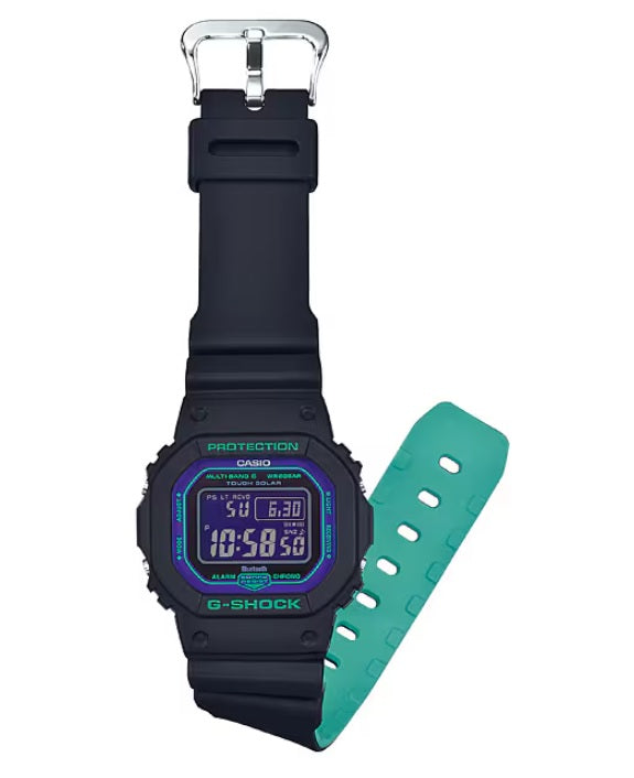Casio G-Shock GW-B5600BL-1 Bluetooth® Multi Band 6 Tough Solar Black Resin Band Watch GWB5600-1D GW-B5600
