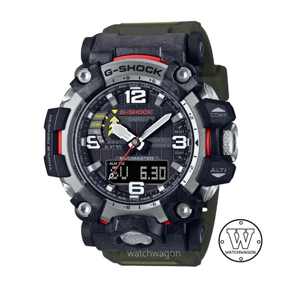 Casio G-Shock GWG-2000-1A3 Mudmaster Sapphire Crystal Tough Solar Multiband Triple Sensors