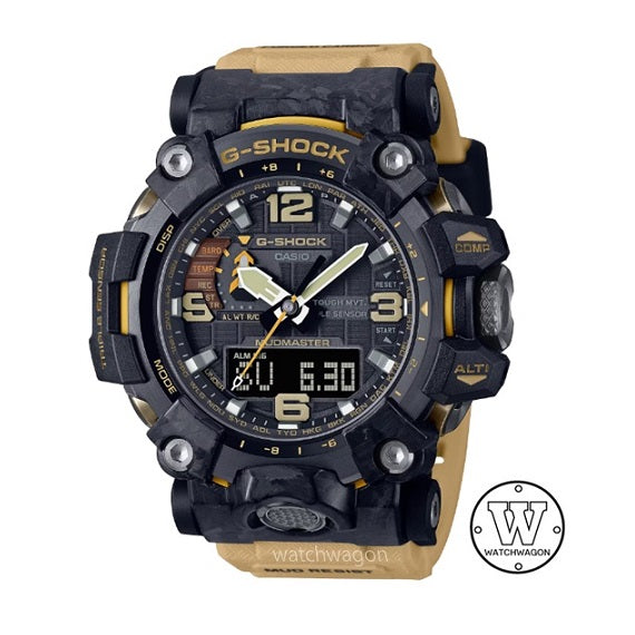 Casio G-Shock GWG-2000-1A5 Mudmaster Sapphire Crystal Tough Solar Multiband Triple Sensors