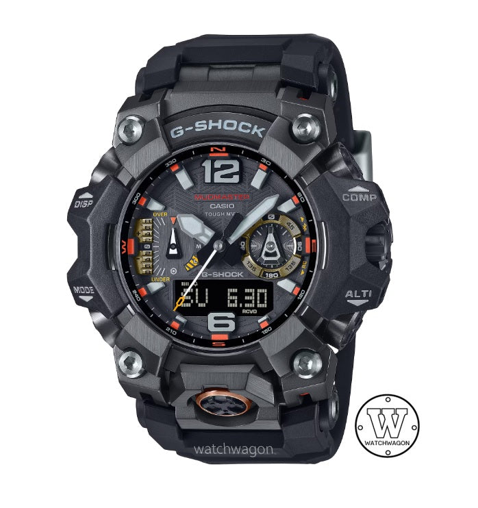 Casio G-Shock GWG-B1000EC-1A MASTER OF G MUDMASTER Emergency Colours, Sapphire Crystal Bluetooth Tough Solar Multi-Band Triple Sensors Gents Sports Watch