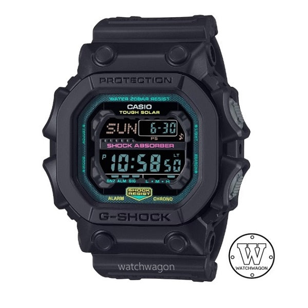 Casio G-Shock GX-56MF-1 KING Tough Solar Matte Black and Fluorescent Color Gents Watch gx-56 gx-56 gx-56mf-1dr gx-56m
