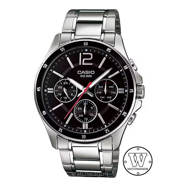 Casio MTP-1374D-1A Black Dial Analog Quartz Gents Watch