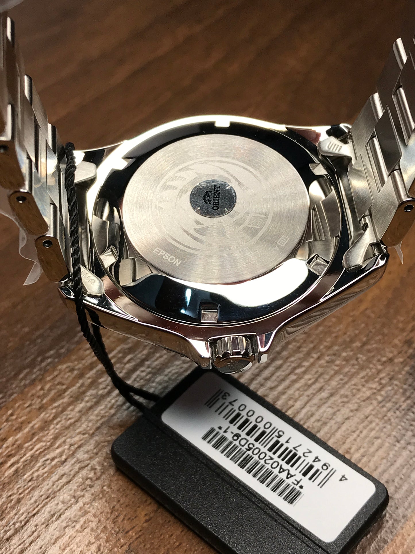 Orient FAA02005D9 Ray II Automatic 200m Divers Watch Men's Blue Bezel Stainless Steel Bracelet 41.5mm