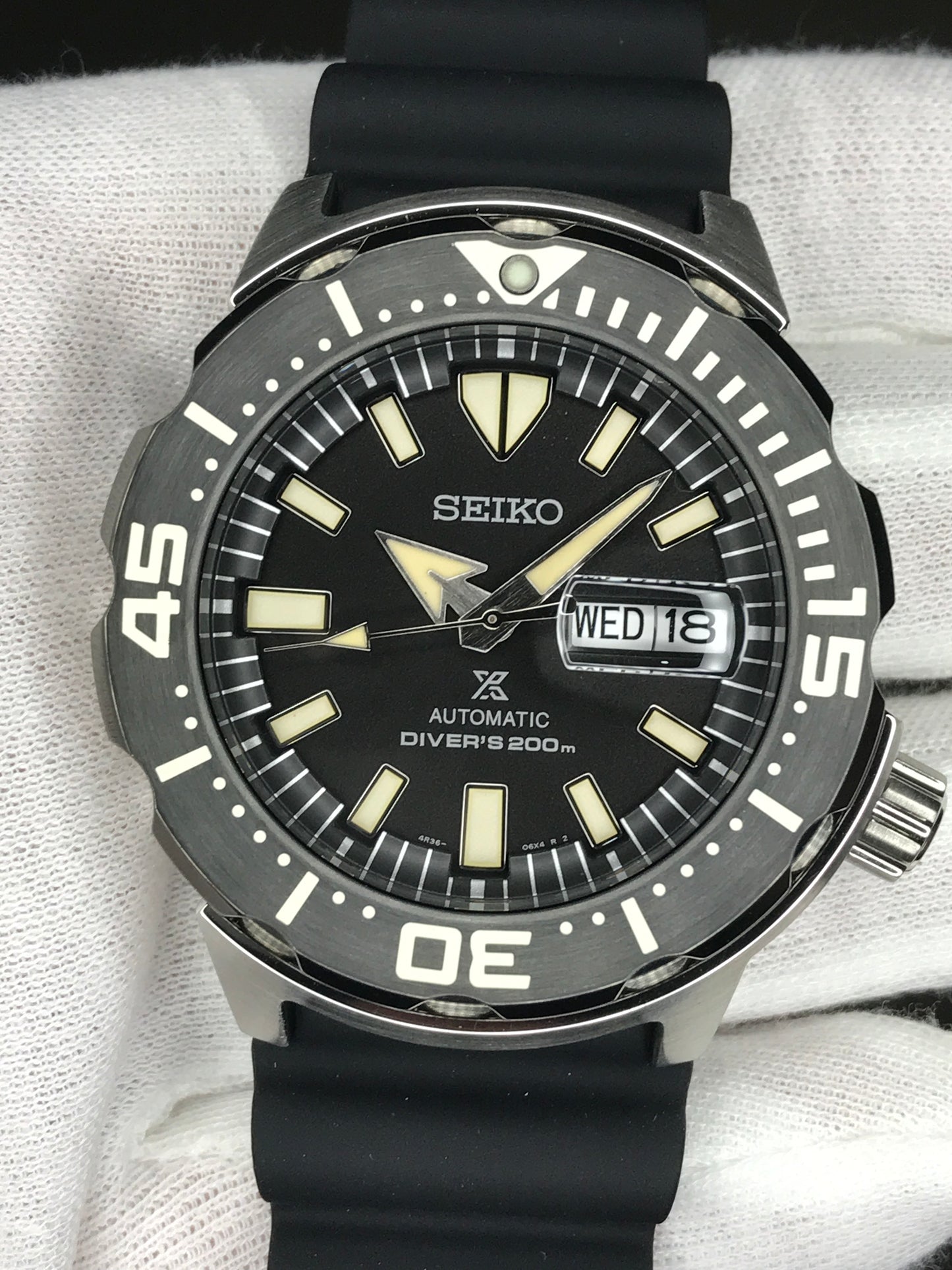 Seiko Prospex Monster SRPD27K1 Automatic Black Monster 200m Divers Watch SRPD27 SRPD27K