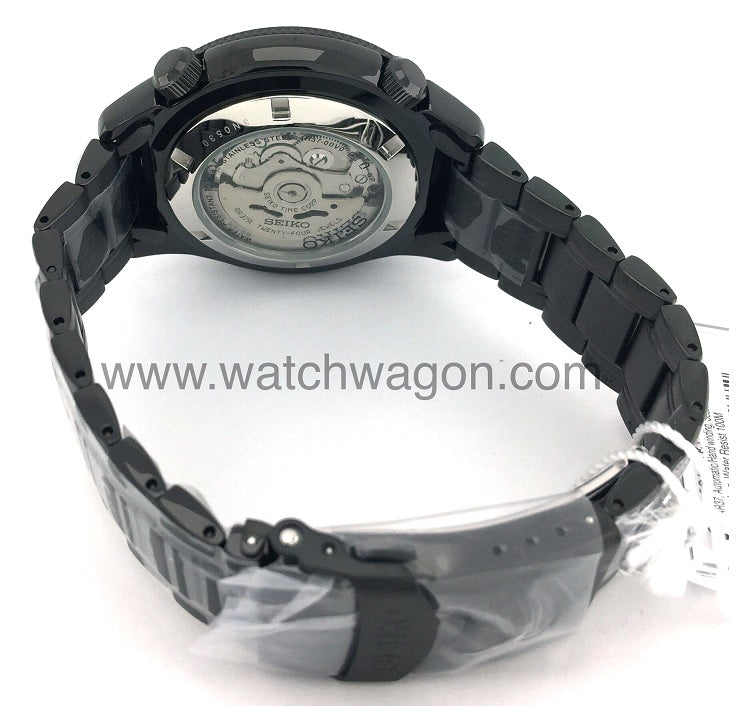 Seiko Superior SSA187K1 Automatic 100m Gents Watch Black Ion Plated Case and Steel Bracelet SSA187K1 SSA187