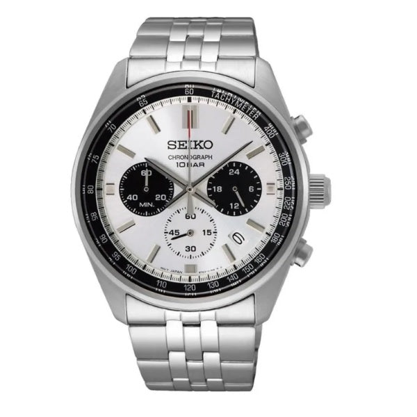 Seiko SSB425P1 " PANDA " 1/5 Second Chronograph Gents Sports Quartz Watch Case Size 41.5mm ssb425 ssb425p