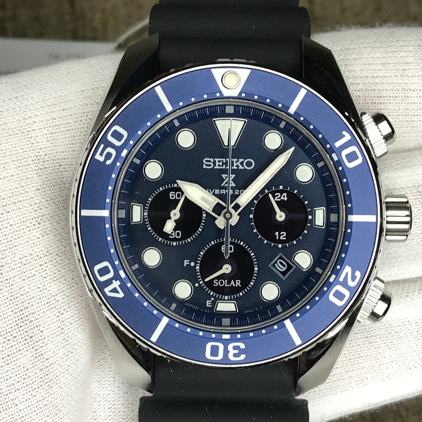 Seiko Prospex SSC759J1 SUMO Made in Japan Sapphire Crystal 200m Water Resistant Solar Chronogrpah Air Diver