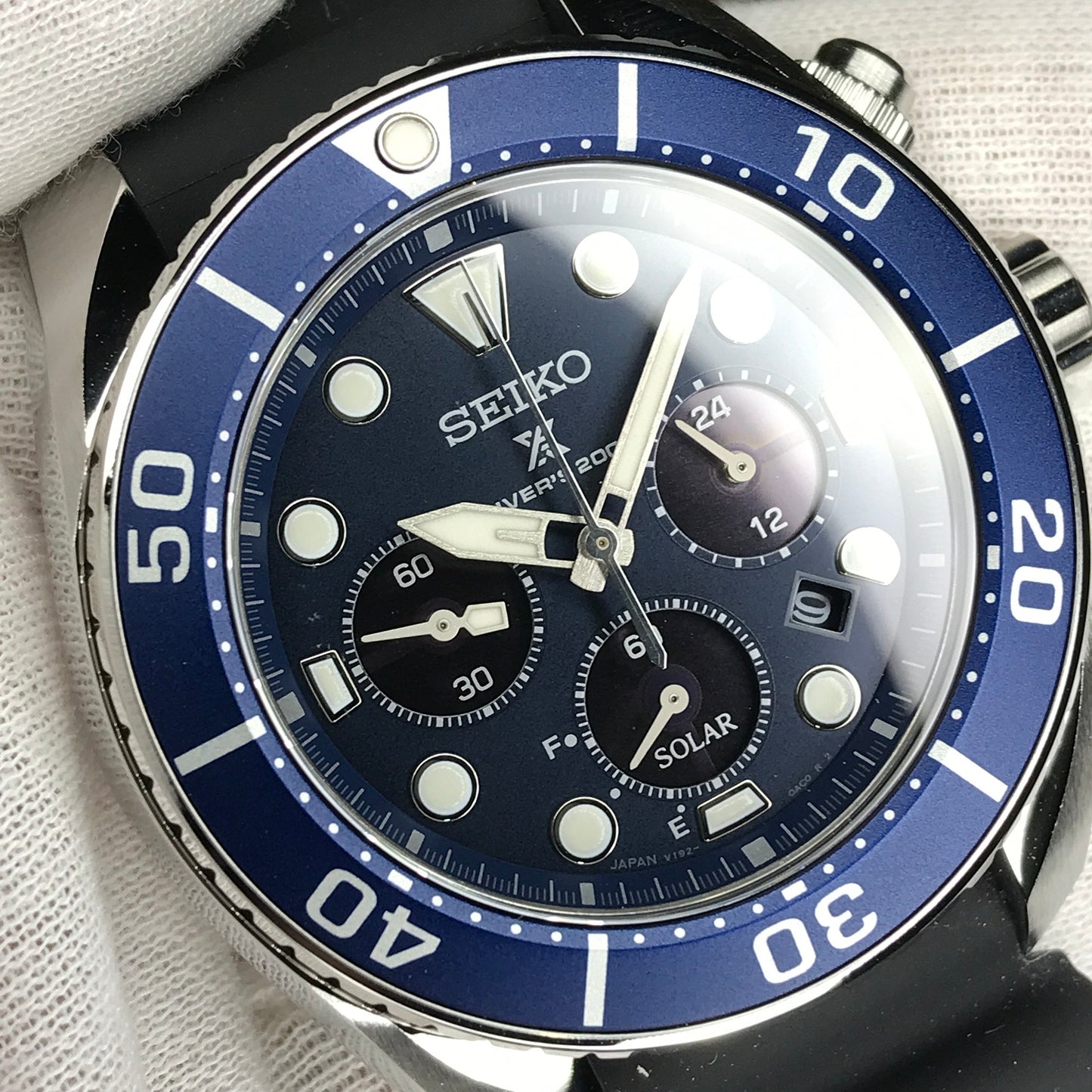 Seiko Prospex SSC759J1 SUMO Made in Japan Sapphire Crystal 200m Water Resistant Solar Chronogrpah Air Diver