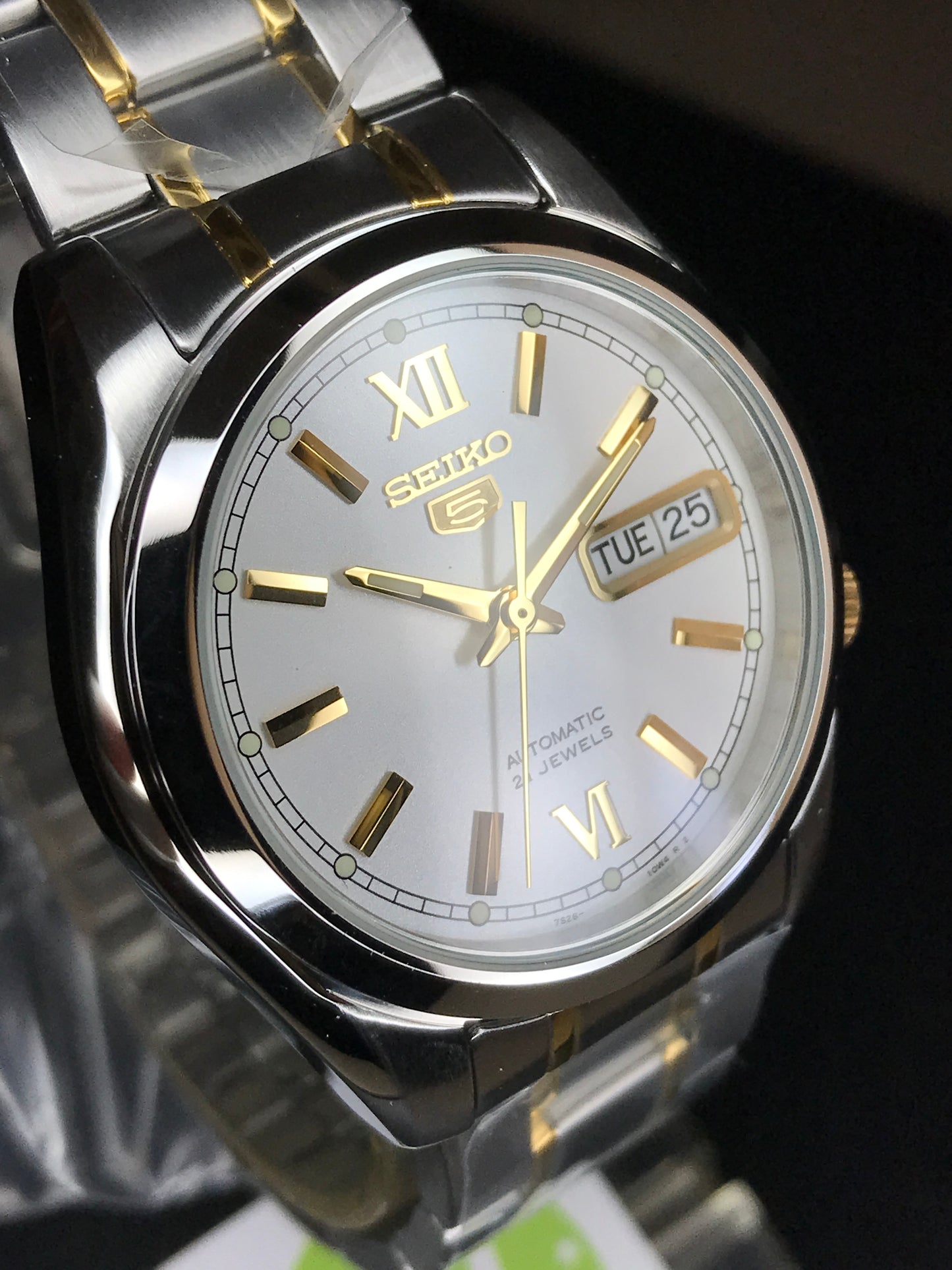 Seiko 5 Sports SNKL57K1 Unisex Automatic Gents Watch Case Width 37 mm  SNKL57  SNKL57K Steel Bracelet