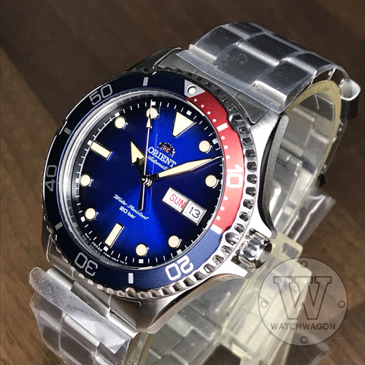 Orient RA-AA0812L19B Mako Kamasu Blue Dial Sapphire Crystal Automatic Diver's 200m Men's Divers Watch