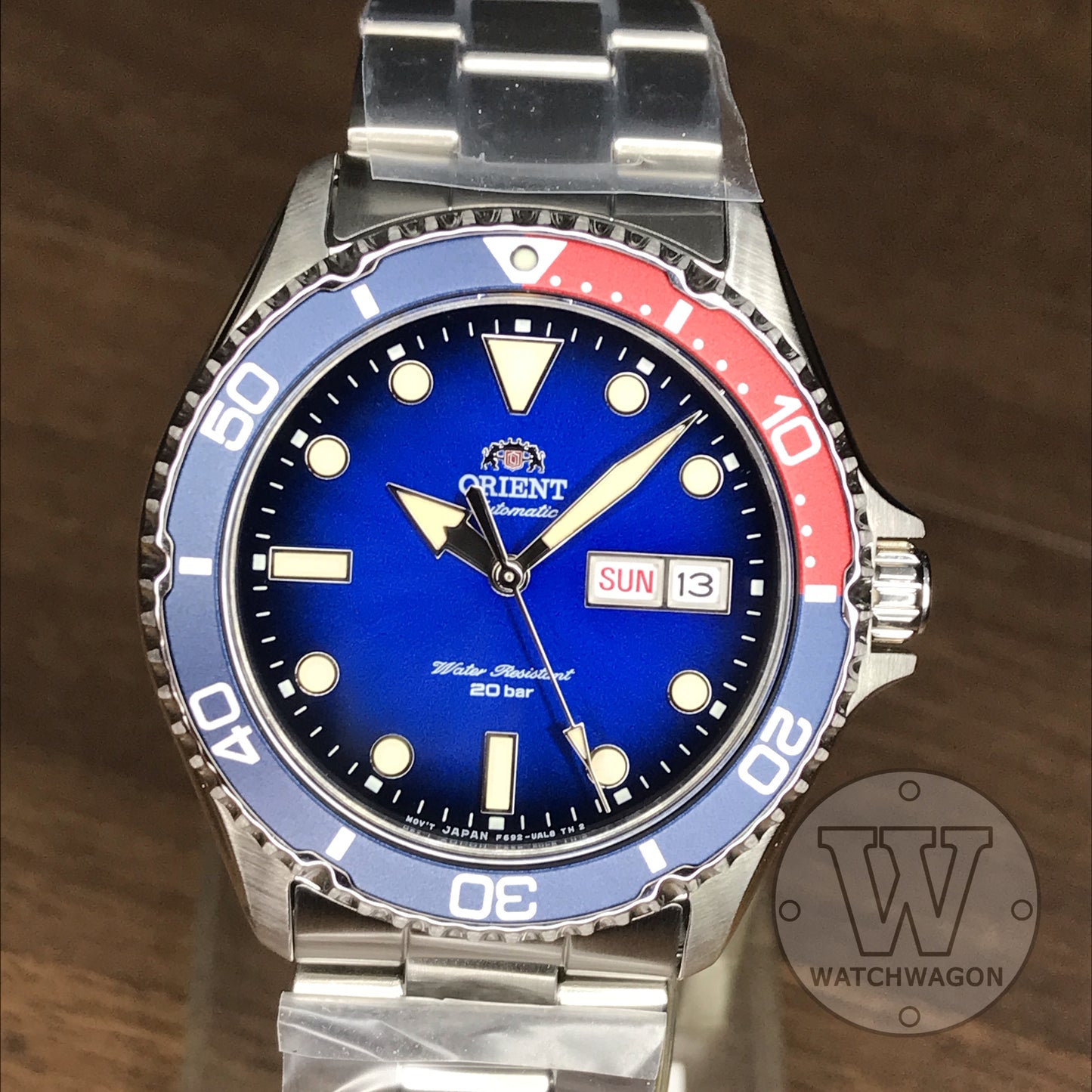 Orient RA-AA0812L19B Mako Kamasu Blue Dial Sapphire Crystal Automatic Diver's 200m Men's Divers Watch