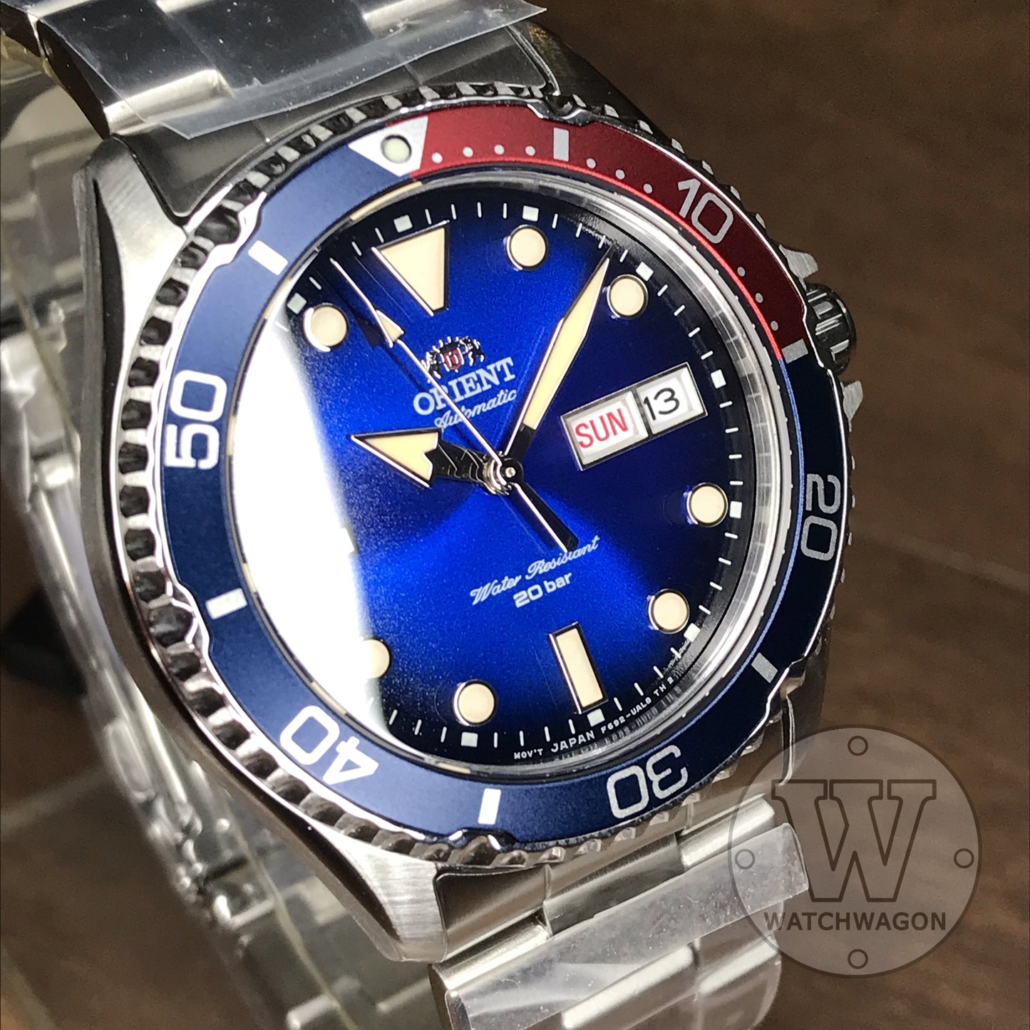 Orient RA-AA0812L19B Mako Kamasu Blue Dial Sapphire Crystal Automatic Diver's 200m Men's Divers Watch