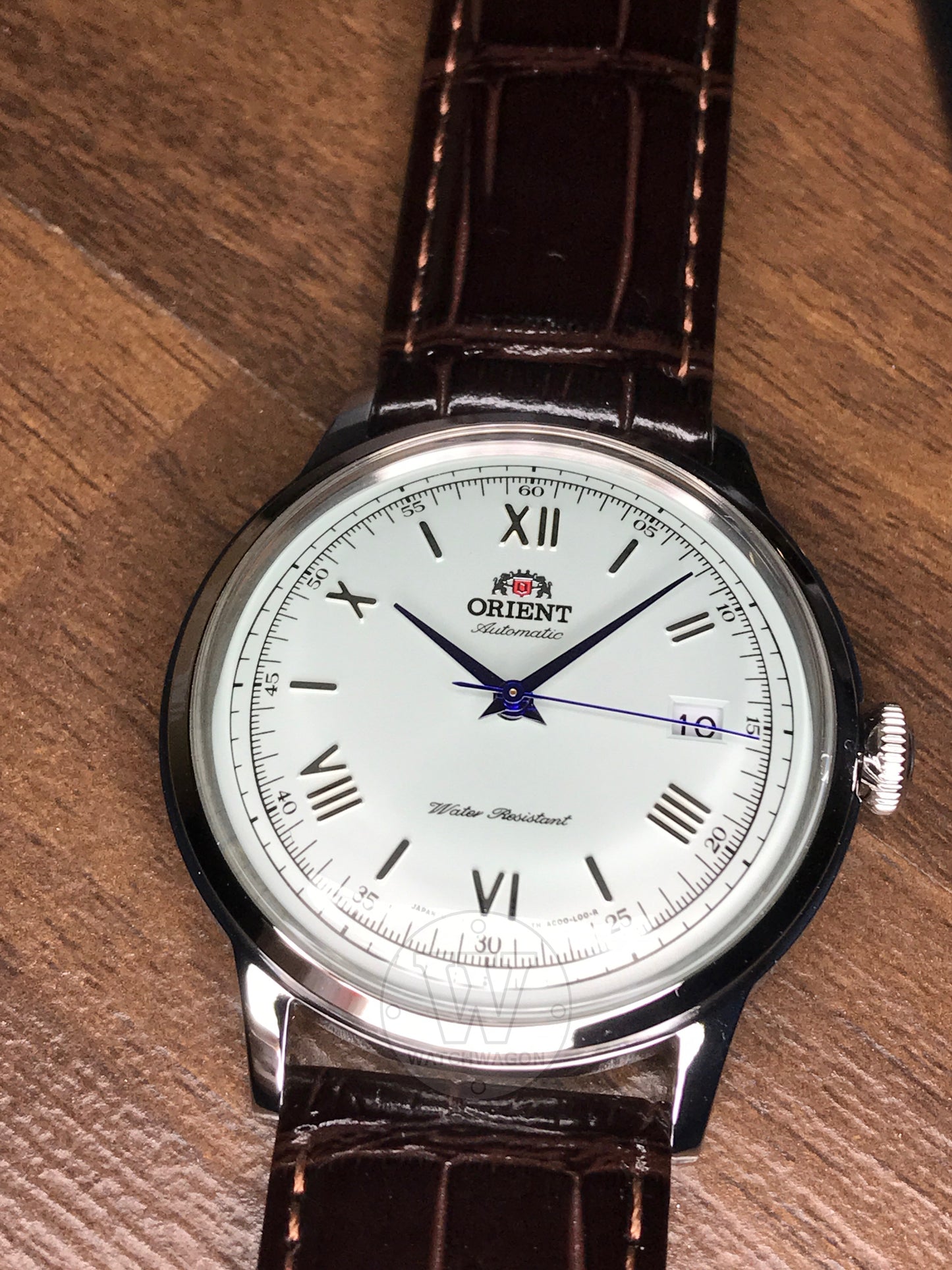 Orient FAC00009W0 Bambino 2nd Generation Version 2 Classic Gents Dress Watch White Dial Silver Case 40.5mm