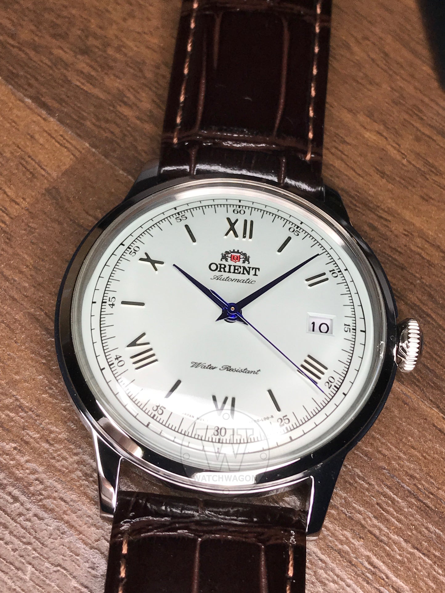 Orient FAC00009W0 Bambino 2nd Generation Version 2 Classic Gents Dress Watch White Dial Silver Case 40.5mm