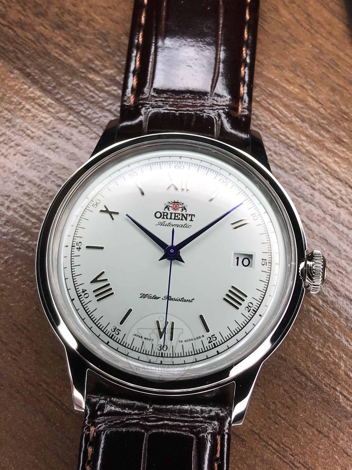 Orient FAC00009W0 Bambino 2nd Generation Version 2 Classic Gents Dress Watch White Dial Silver Case 40.5mm