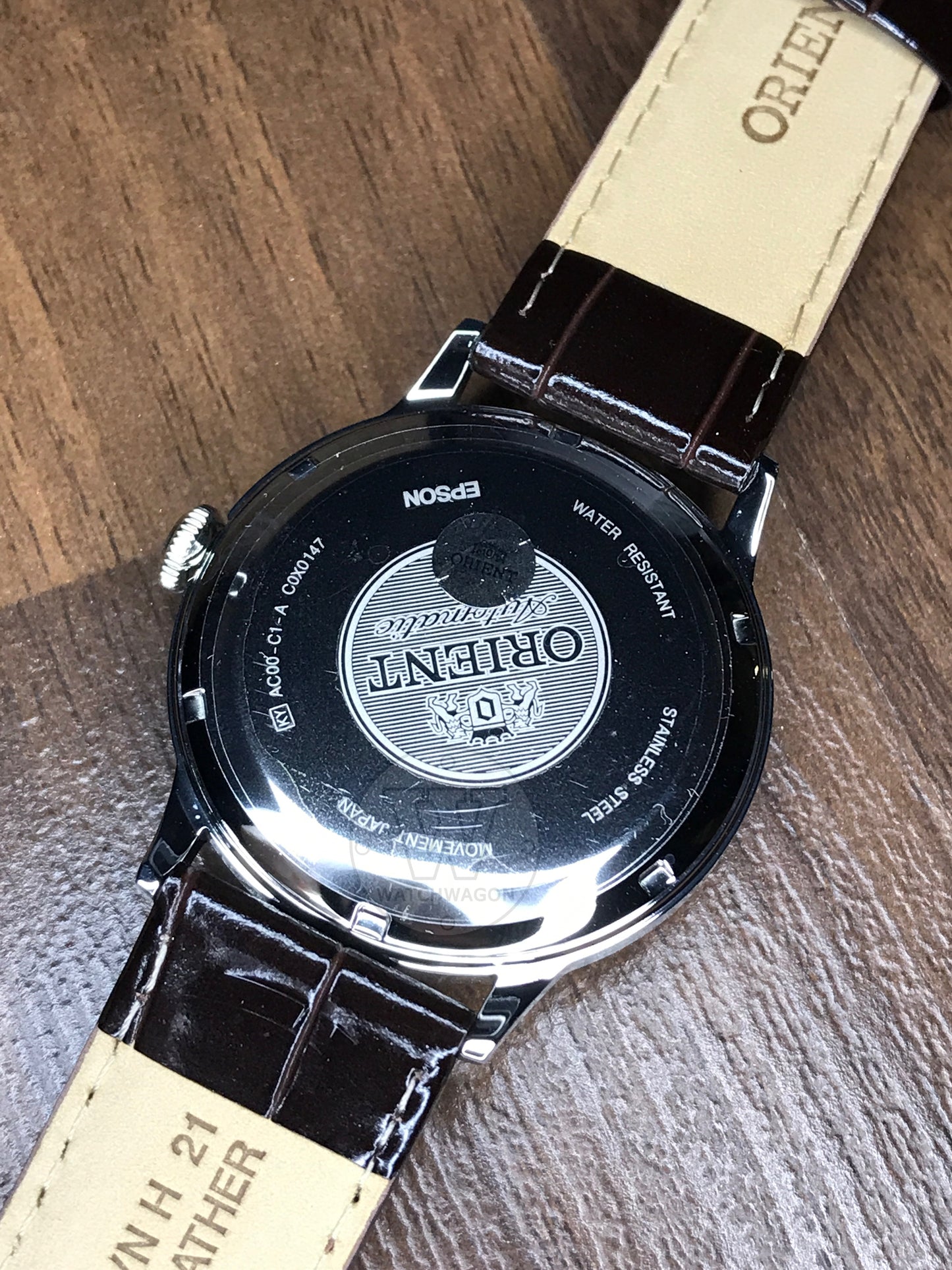 Orient FAC00009W0 Bambino 2nd Generation Version 2 Classic Gents Dress Watch White Dial Silver Case 40.5mm