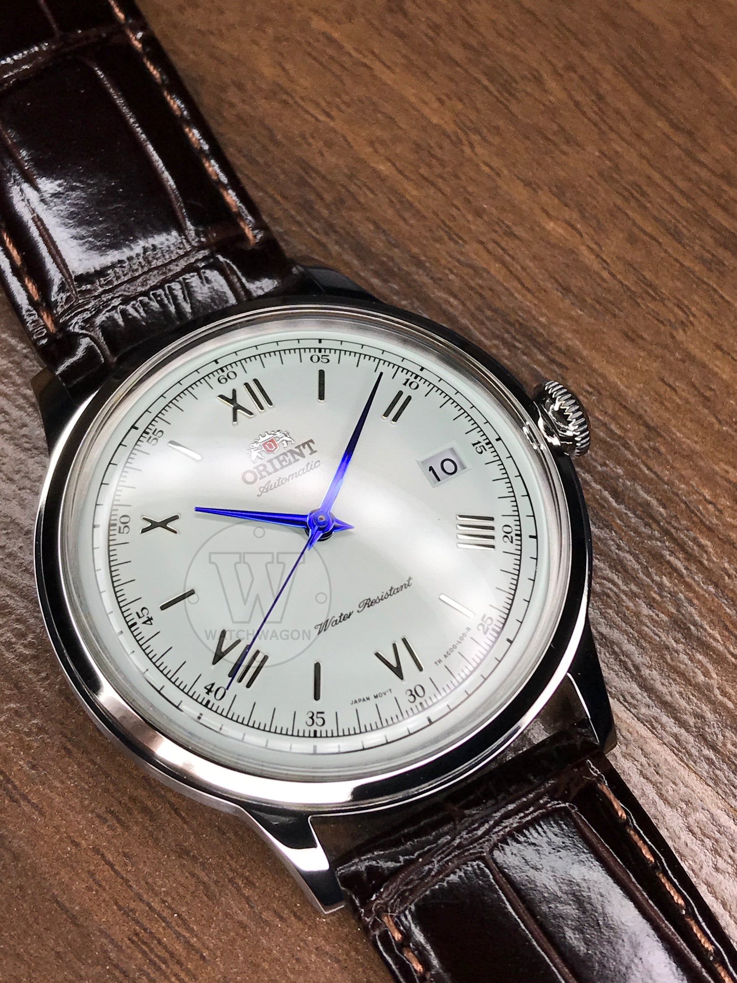 Orient FAC00009W0 Bambino 2nd Generation Version 2 Classic Gents Dress Watch White Dial Silver Case 40.5mm