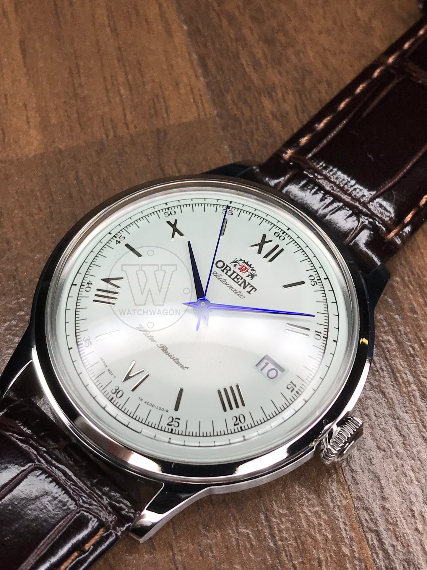 Orient FAC00009W0 Bambino 2nd Generation Version 2 Classic Gents Dress Watch White Dial Silver Case 40.5mm