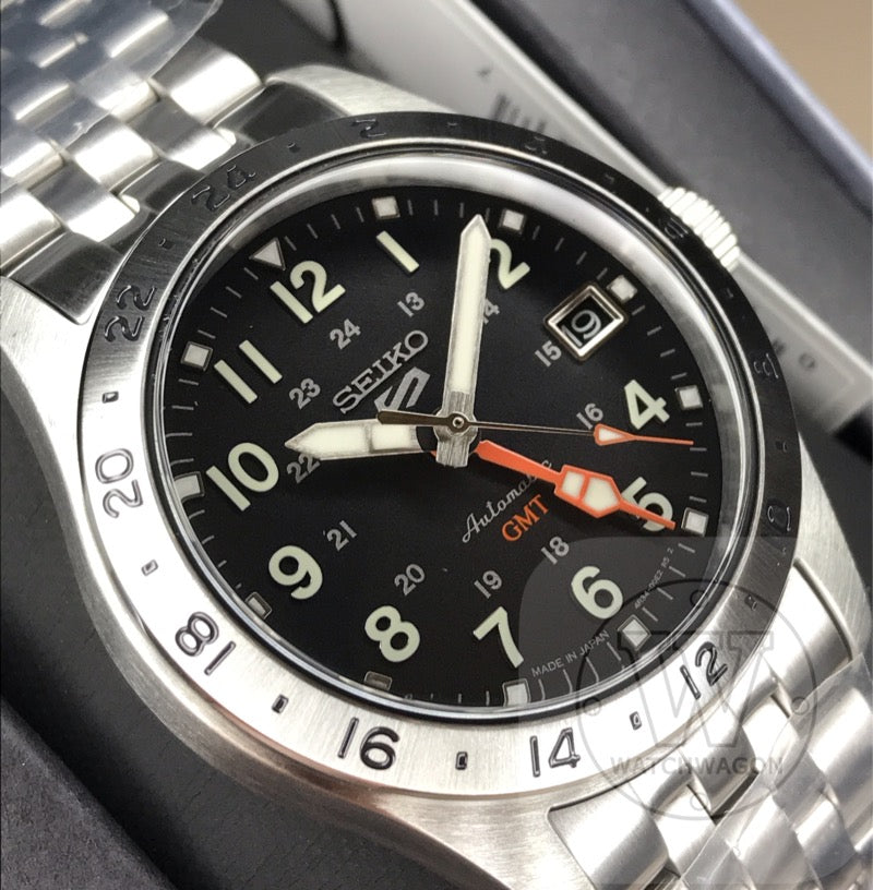 Seiko “ EXPLORER “ SSK023J1 Made in Japan Field GMT Automatic Gents Watch Case Width 39.4mm SSK023 SSK023J