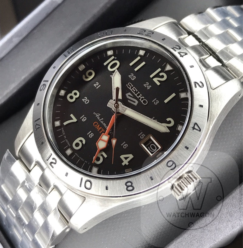 Seiko “ EXPLORER “ SSK023J1 Made in Japan Field GMT Automatic Gents Watch Case Width 39.4mm SSK023 SSK023J