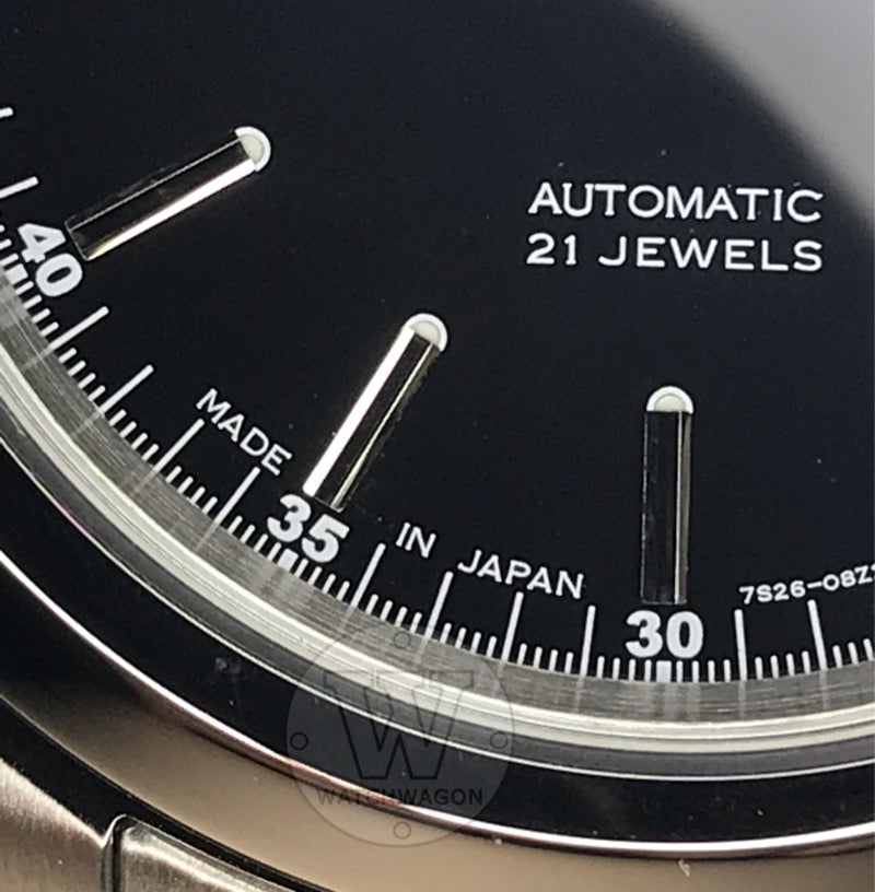Seiko 5 Sports SNKE53J1 Made in Japan Black Dial Automatic Gents Watch Stainless Steel Bracelet Case Width 38.5 mm