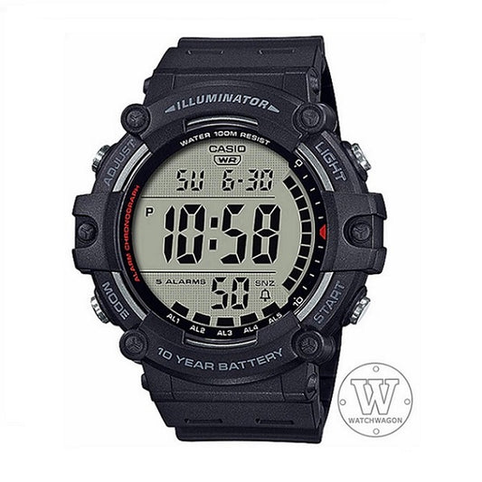 Casio AE-1500WH-1A  Extra Large Display Digital Watch 10 Years Battery Life Sports Watch  ae-1500 ae1500