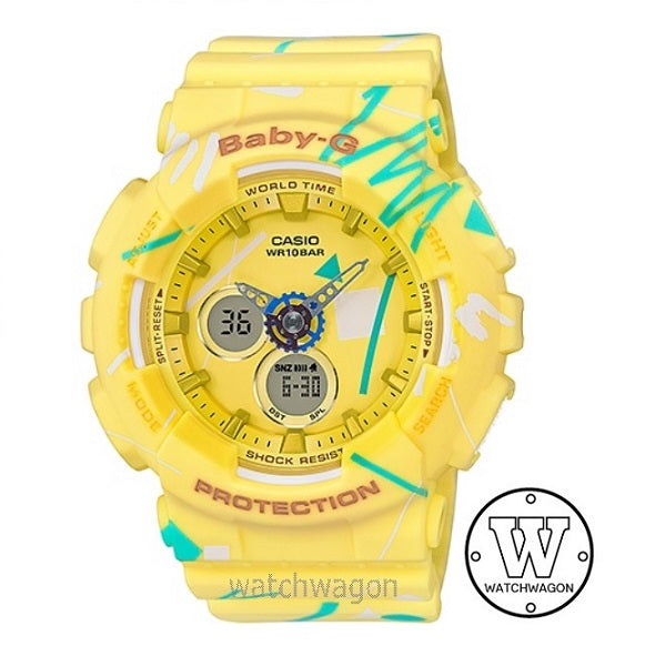 Casio Baby-G BA-120SC-9A Analog Digital Ladies Watch    ba-120