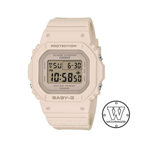 Casio Baby-G BGD-565-4 Beige Pink Ladies Digital Watch bgd-565 bgd565